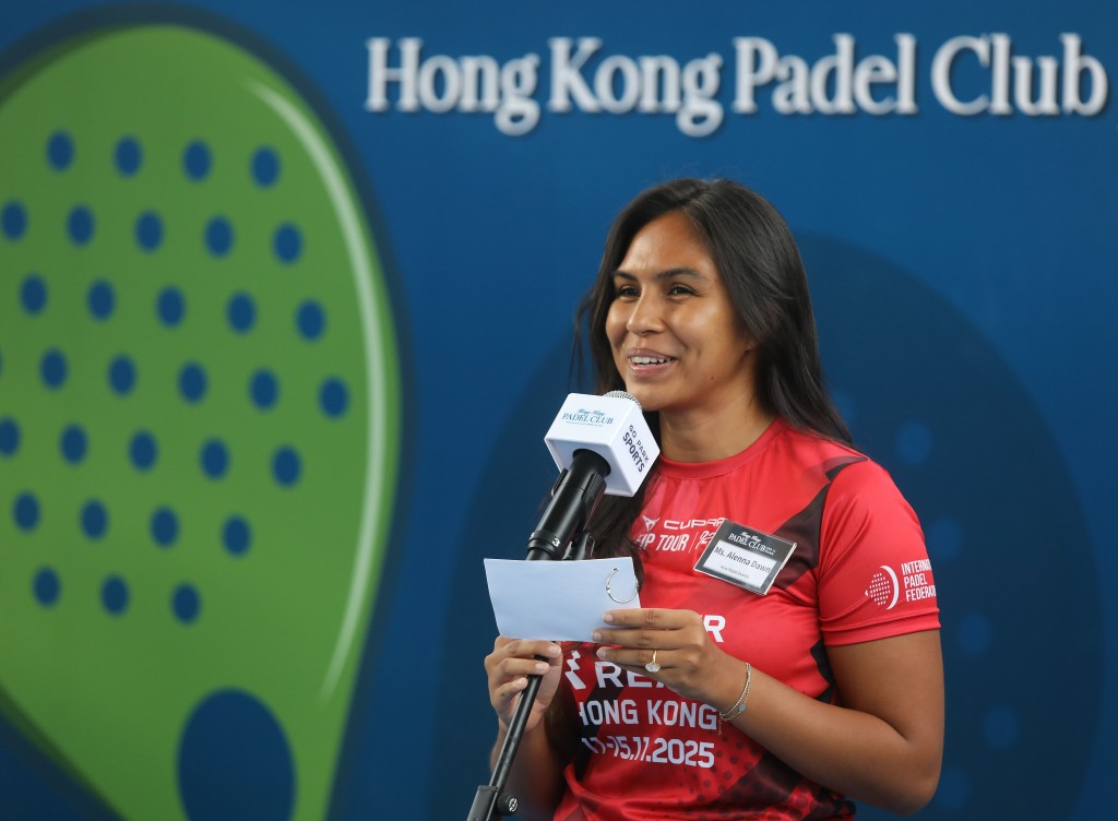 Asia Padel Events 創辦人 Alenna Dawn 表示，FIP 銀級賽為今年亞洲區最大賽事，見證板網球迅速發展。