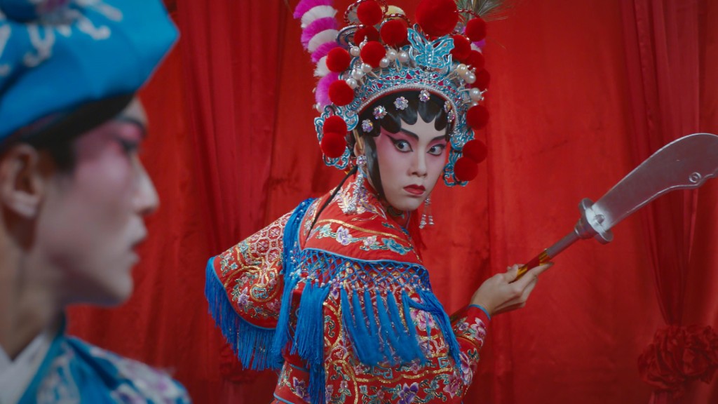 刘颖镟在早前播出的《灵气逼人》中饰演二帮花旦，其粤剧妆令人惊喜。  ​