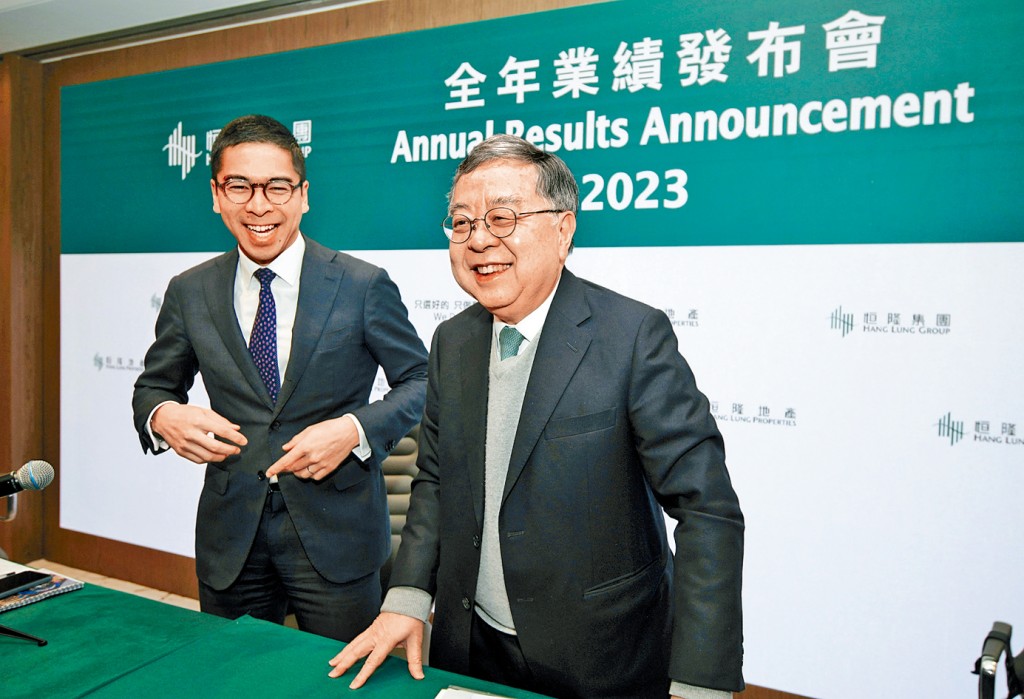 恒隆集團兼恒隆地產董事長陳啟宗宣布退休，由兒子陳文博接手生意。