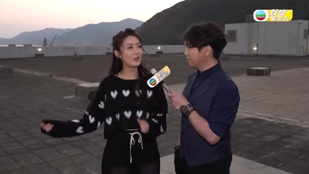 陳庭欣談及分手一事,終於忍不住哭了。 陳庭欣談及分手一事,終於忍不住哭了。