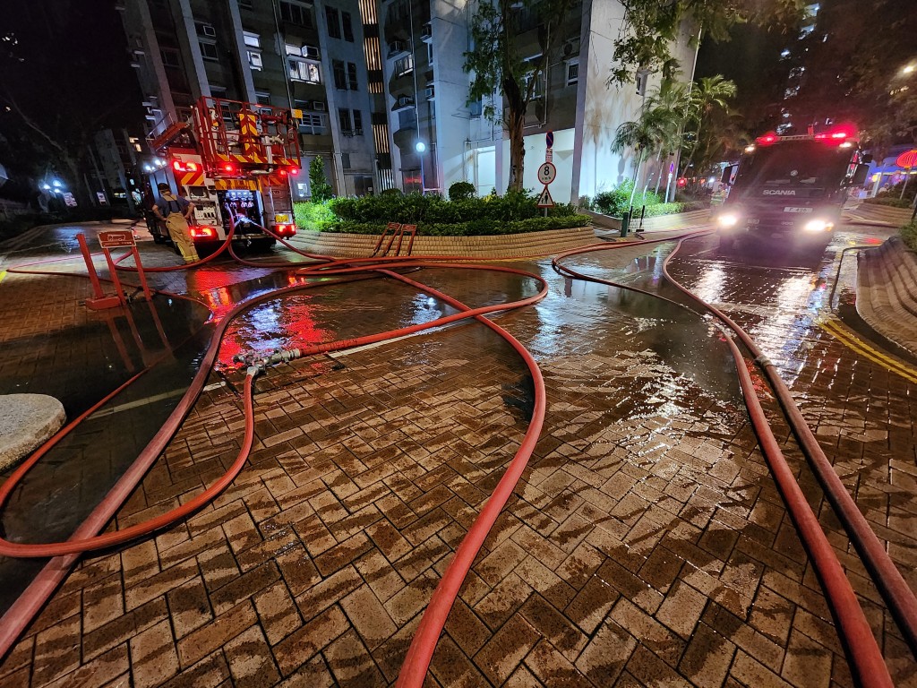 消防到场将火救熄。
