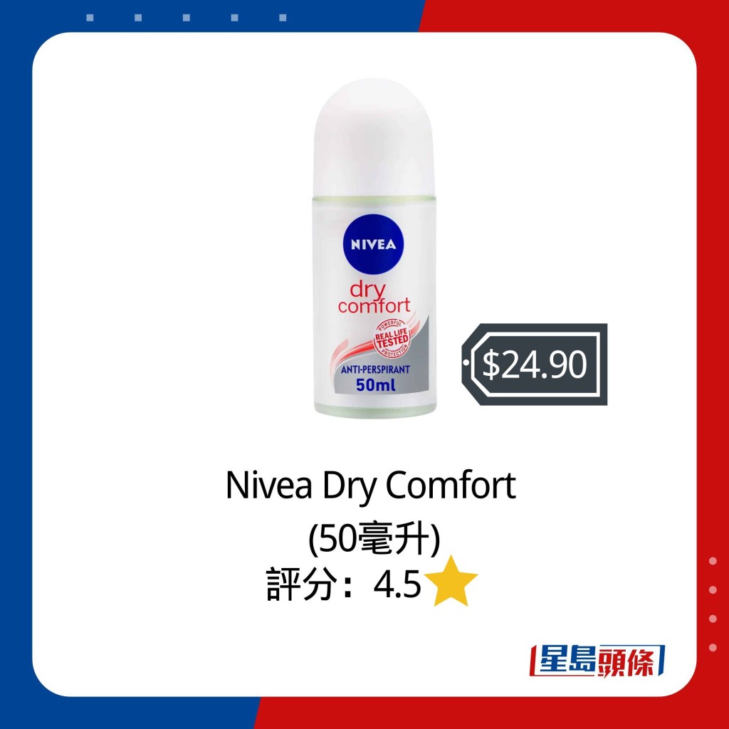Nivea Dry Comfort  (50毫升)