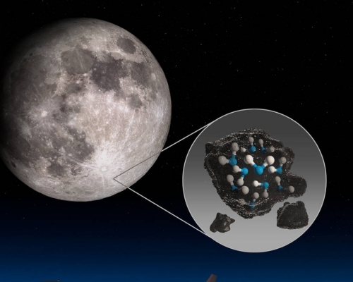 NASA證實月球向太陽授照面發現水。NASA圖片