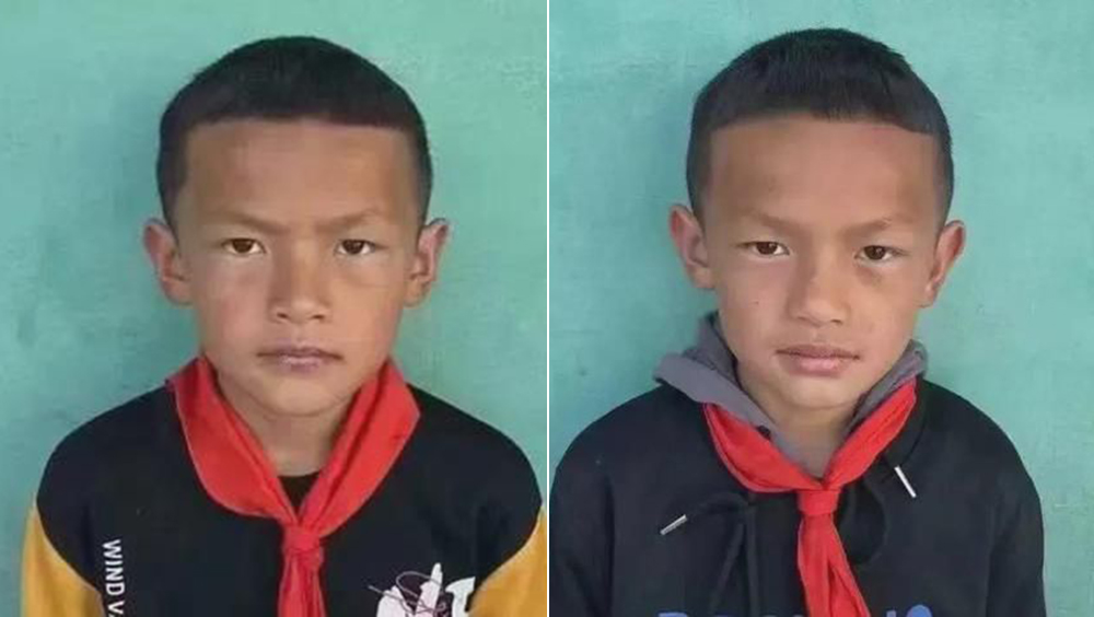 失蹤的12歲雙胞胎兄弟趙國慶及趙國輝。
