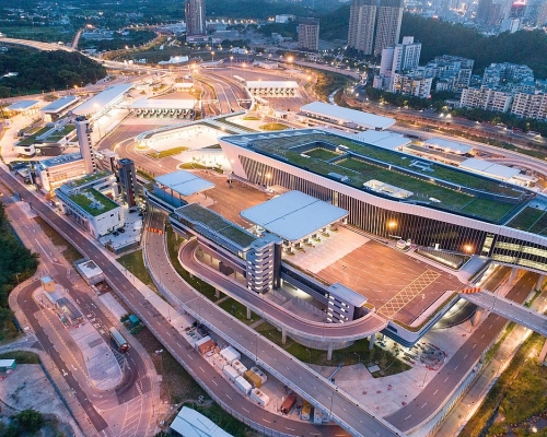 政府指，文錦渡物流走廊會提供便利通道連接香園圍邊境管制站。政府新聞處圖片