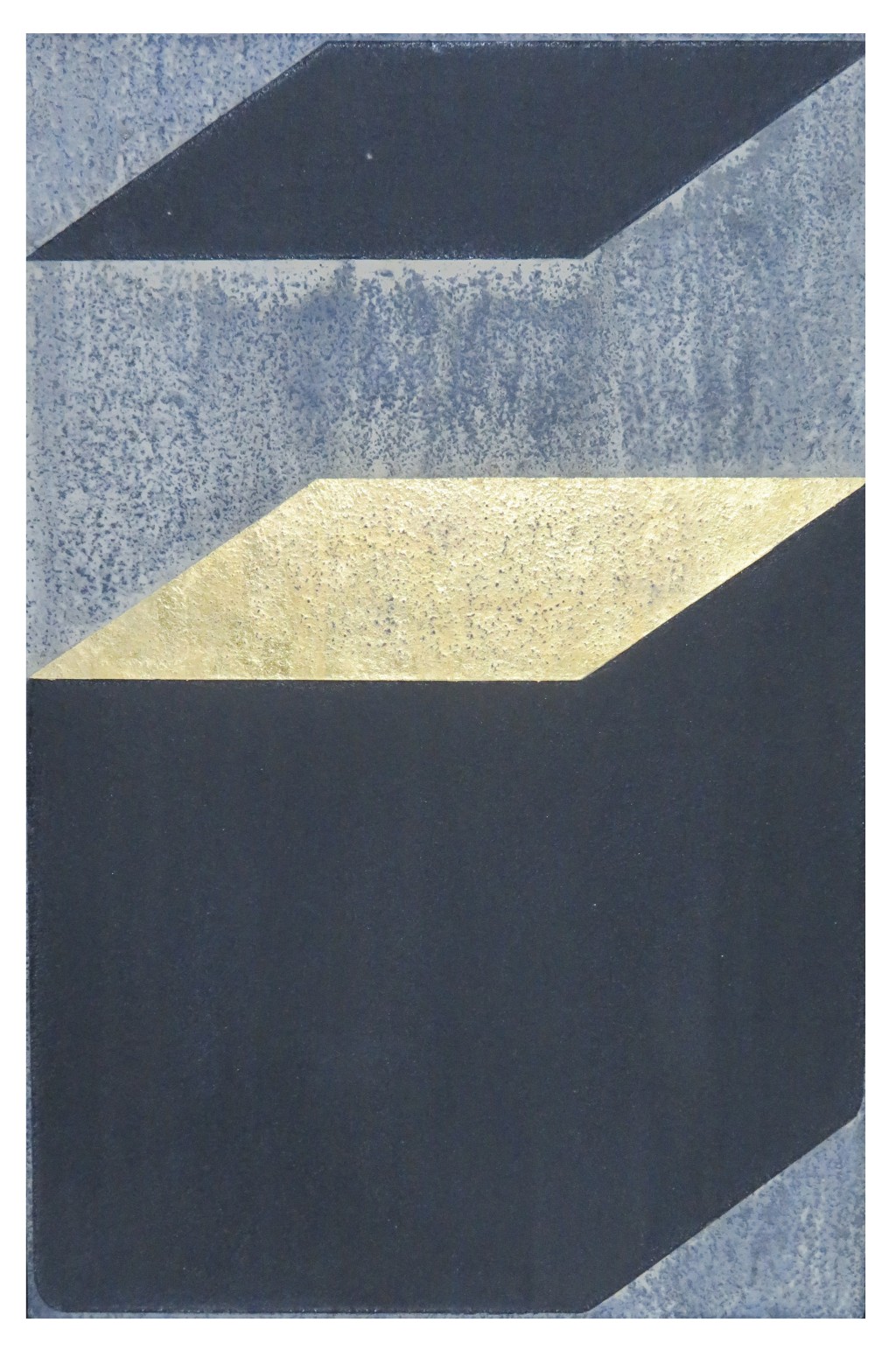 内地岩彩艺术家徐静的作品。