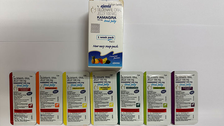 其中一款產品「KAMAGRA Oral Jelly」。政府新聞處圖片