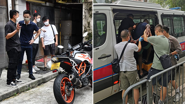 警方今日在紅磡拘捕一名持俗稱行街紙的非洲裔男子,並起回失車。