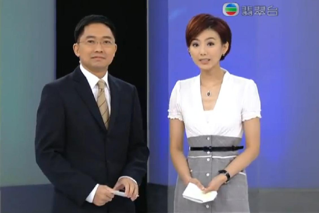 許方輝（左）今次重返TVB新聞部，負責編輯組工作。資料圖片