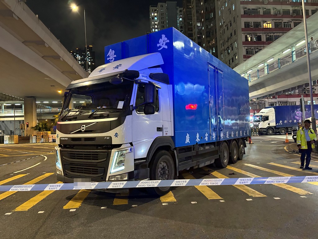 涉案重型貨車司機目前涉嫌危險駕駛導致他人死亡被捕。資料圖片