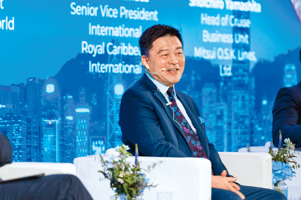 ■名勝世界郵輪總裁吳明發表示，香港向來是環球旅客到亞洲旅遊的首選目的地之一，在航空樞紐、旅遊景點、經濟等都有完善發展，地理位置優越，更可嘗遍各國美食。