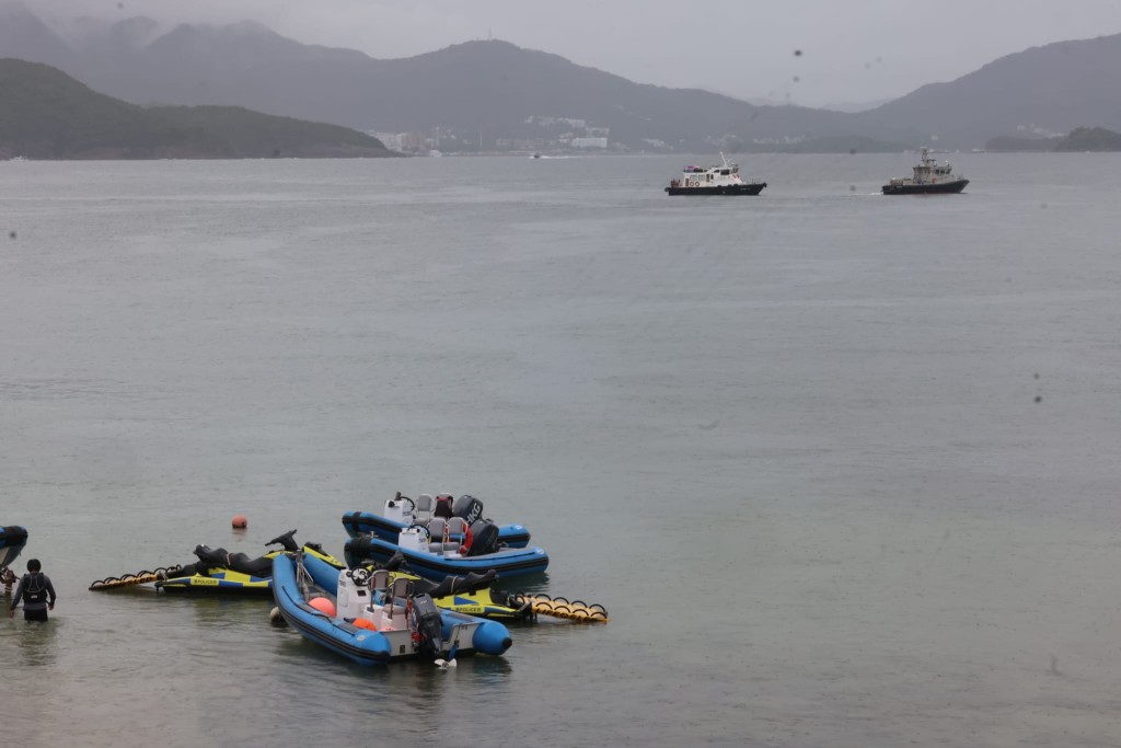 現場為清水灣坑口永隆路對開海面。 現場為清水灣坑口永隆路對開海面。