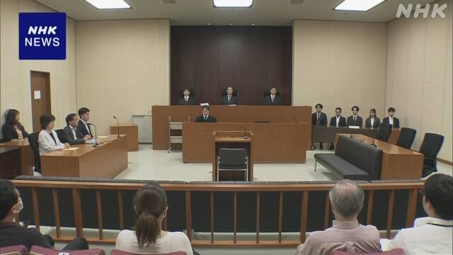 東京地方法院27日裁定肇事司機向家屬賠償。 NHK截圖