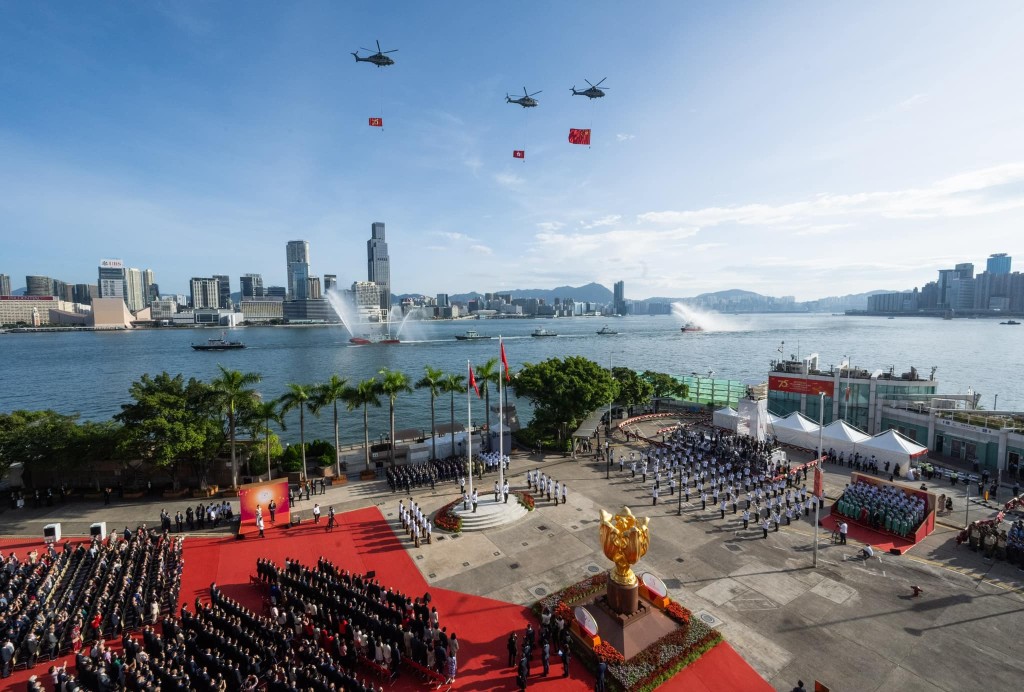 他又稱，香港作為國家不可分離的一部分，香港和祖國同呼吸共命運。陳國基FB圖片