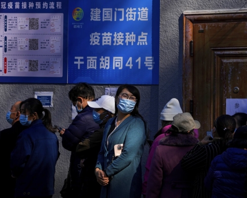 新一波疫情之下,北京累計報告30多宗感染個案。美聯社圖片