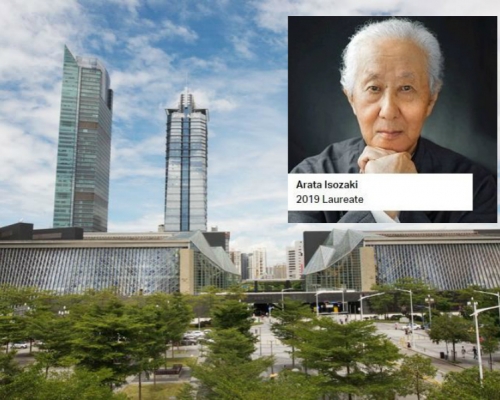 日本建筑师矶崎新获普利兹克建筑奖//图为深圳文化中心。网上图片