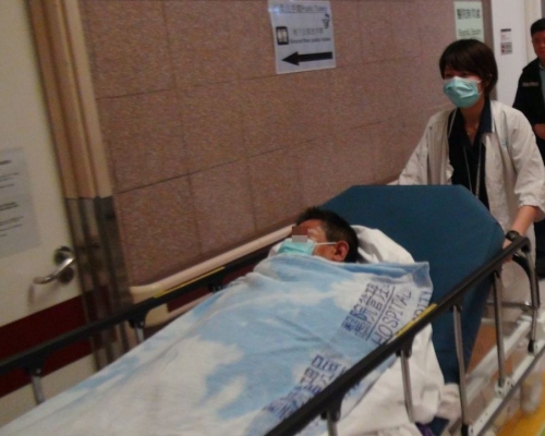 被告當日亦被送院。資料圖片
