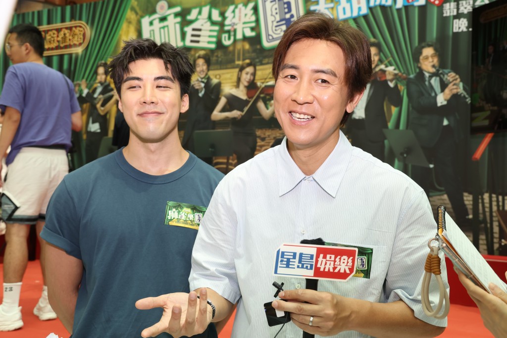 譚俊彥形容廖家爵，無論身高、樣貌、笑容，都與年輕時的自己相似。