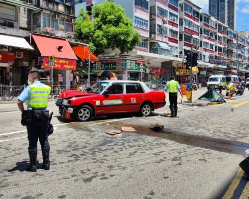 大埔致命車禍造成2死8傷。 資料圖片