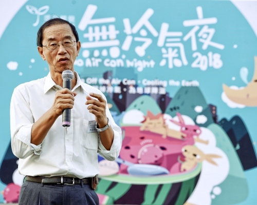 林超英支持垃圾徵費。資料圖片