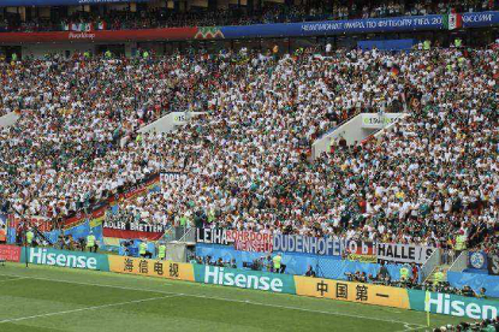 海信在2016年歐洲盃和2018年俄羅斯世界盃上均曾打出「海信電視 中國第一」標語