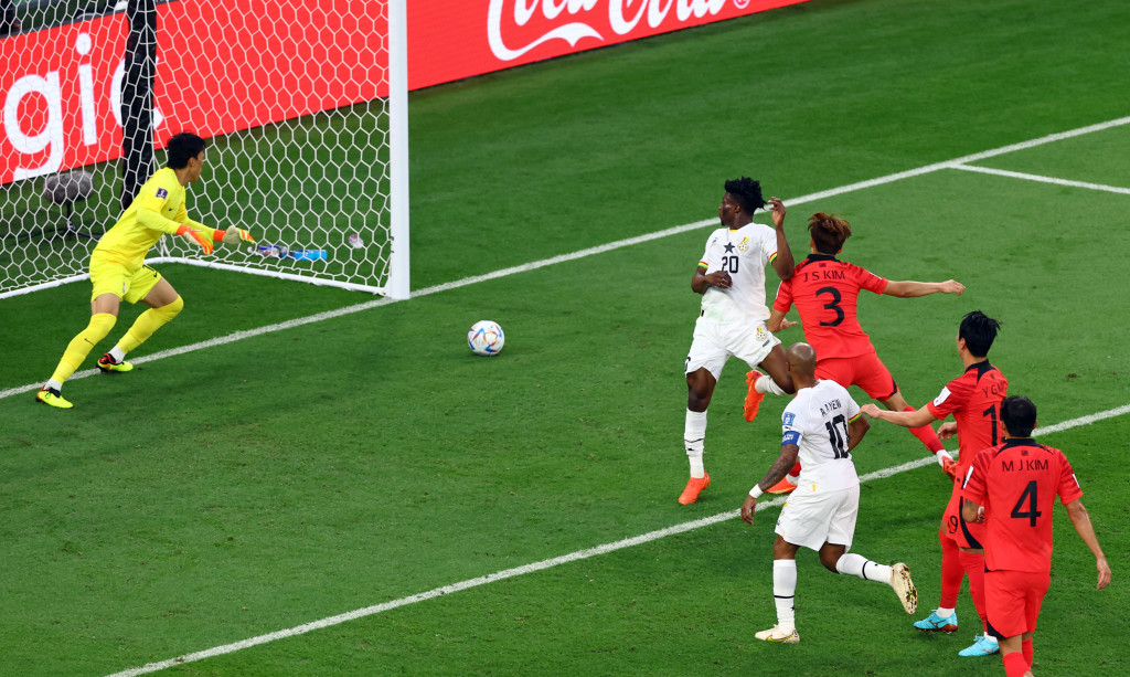 世界杯2022｜古达斯梅开二度 加纳3:2挫南韩保住出綫希望