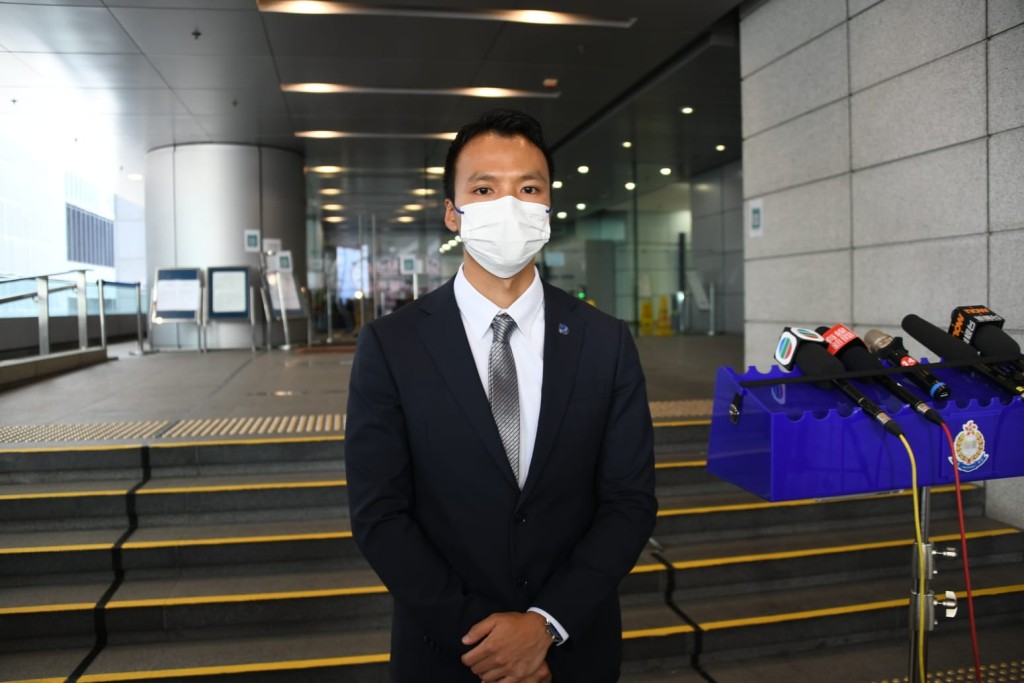 高級督察葉頌揚案述案情。楊偉亨攝