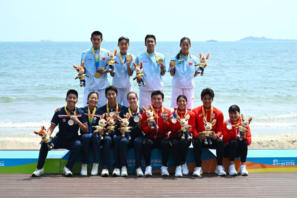 亚沙运两项截人混全接力赛三甲。照片由港协暨奥委会提供 