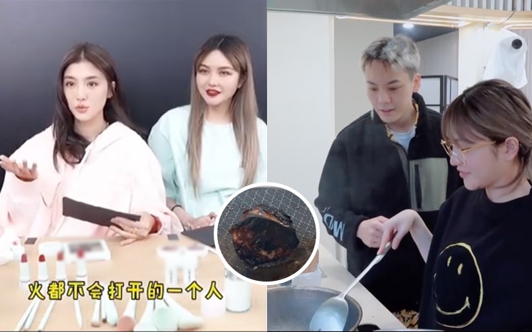 吳千語踢爆周揚青唔識開火，怎會說自識煮飯？在節目中周揚青連腸仔都煎燶。