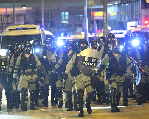 多名警員在反修例風波中遭「起底」。資料圖片