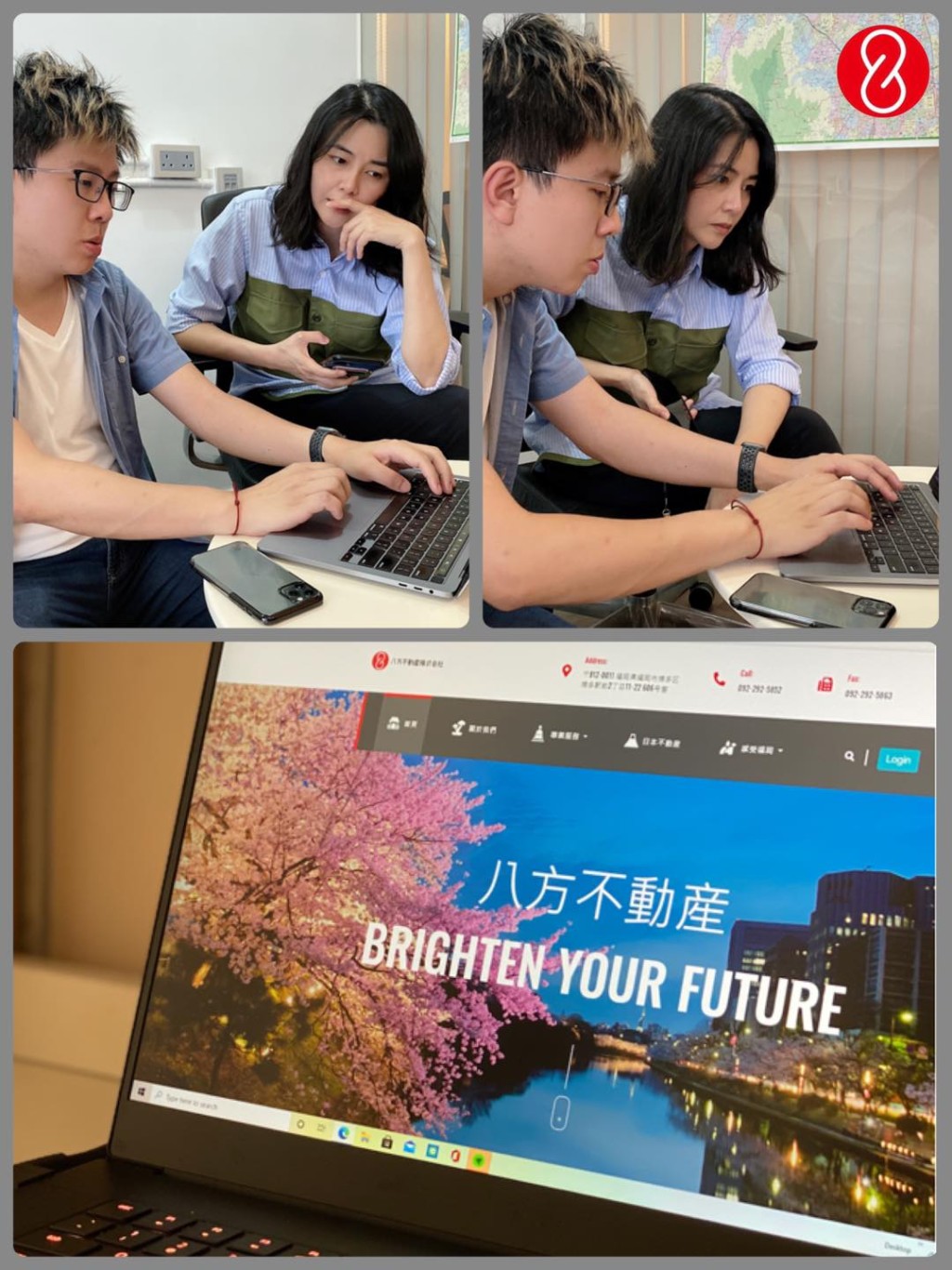 蒙嘉慧親自打理業務。