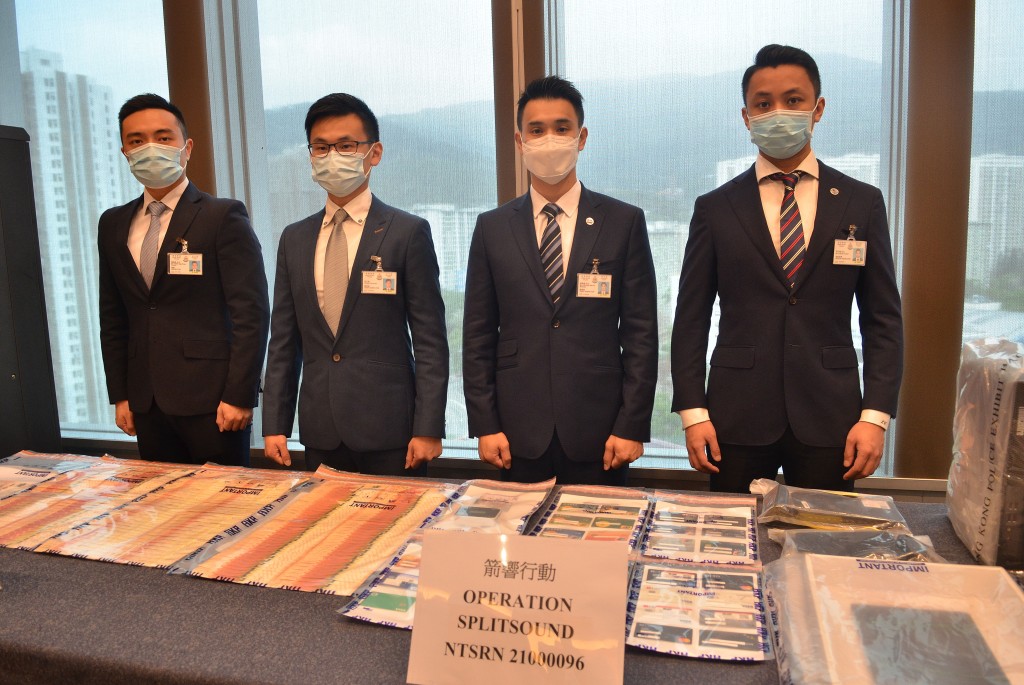 警方致力打擊「刷單賺佣」騙案,不時公布行動成果。 資料圖片 警方致力打擊「刷單賺佣」騙案,不時公布行動成果。 資料圖片