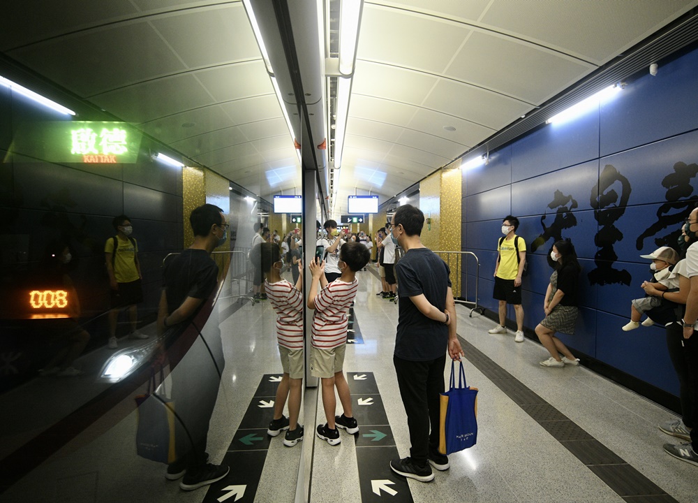 港鐵屯馬線將於6月27日全線通車。資料圖片