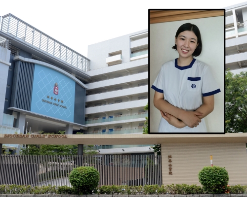 女拔超級狀元羅穎賢。 資料圖片.學校提供
