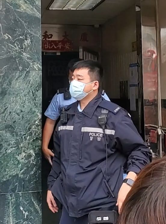 警方到場調查。