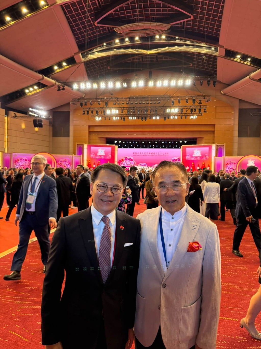 實政圓桌召集人、前立法會議員田北辰獲邀出席國慶慶祝酒會。 實政圓桌召集人、前立法會議員田北辰獲邀出席國慶慶祝酒會。