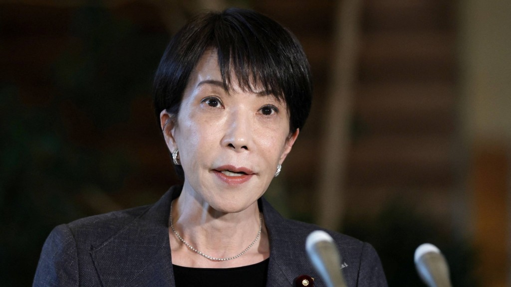 日本首相高市早苗促海嘯預警地區居民撤離到安全地方。路透社