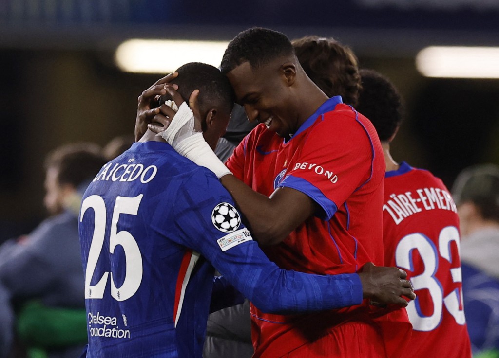 安素費南迪斯指PSG值得晉級。路透社