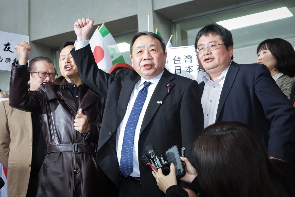 日本華裔參議員石平到台灣訪問。中央社 日本華裔參議員石平到台灣訪問。中央社