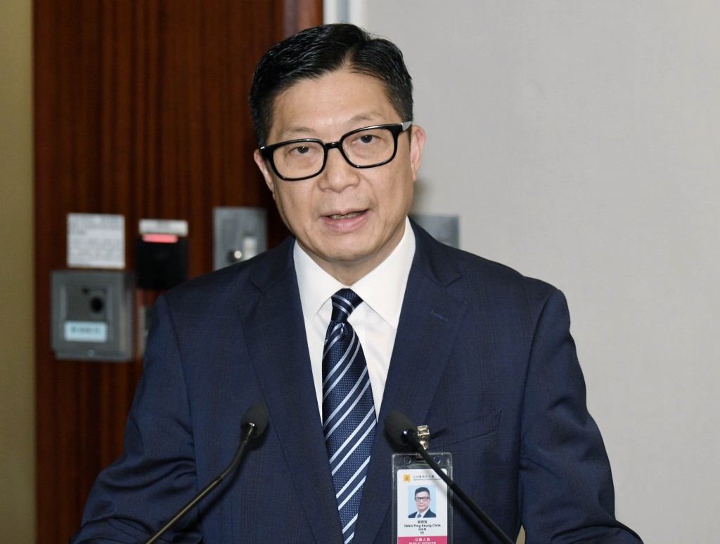 鄧炳強指「物聯網火警偵測系統」先導計劃成效理想。資料圖片 鄧炳強指「物聯網火警偵測系統」先導計劃成效理想。資料圖片