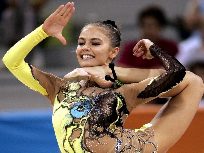 前体操女王卡巴耶娃(Alina Kabaeva)。 