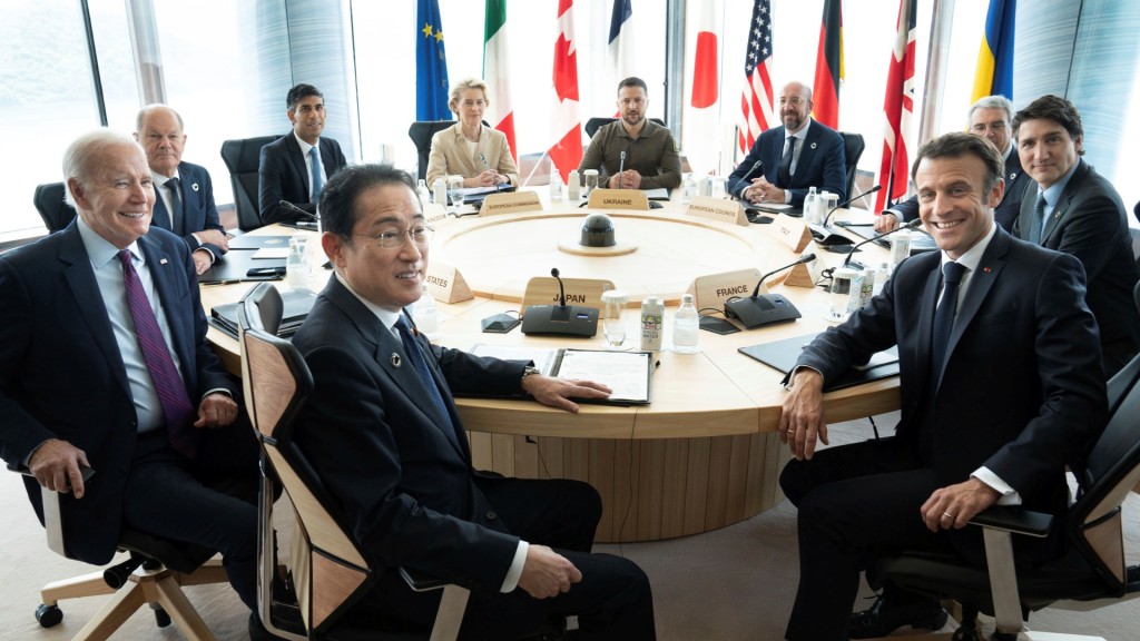 G7峰会今非昔比影响力大不如前。美联社