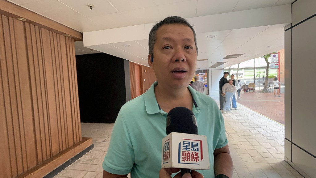 呂先生稱讚開槍警員果斷。楊偉亨攝