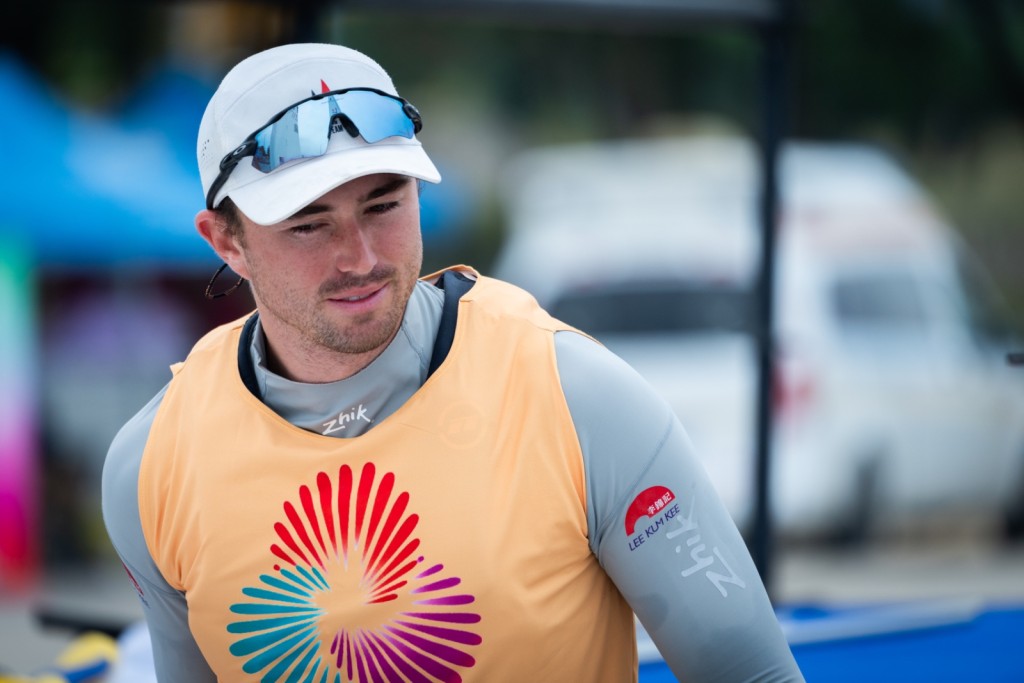 贝俊龙在男子爱尔卡7级勇夺金牌。中国香港帆船运动总会图片 贝俊龙在男子爱尔卡7级勇夺金牌。中国香港帆船运动总会图片