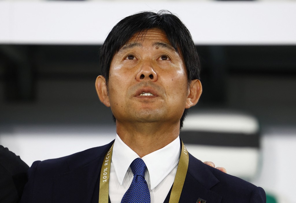 日本主帅森保一。Reuters
