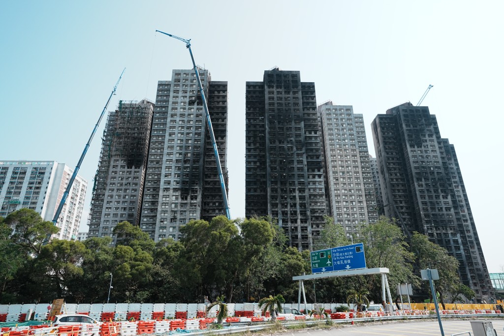 大埔宏福苑去年發生五級大火。