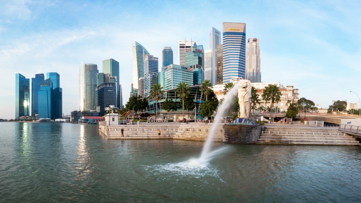 魚尾獅像被視為新加坡的地標。