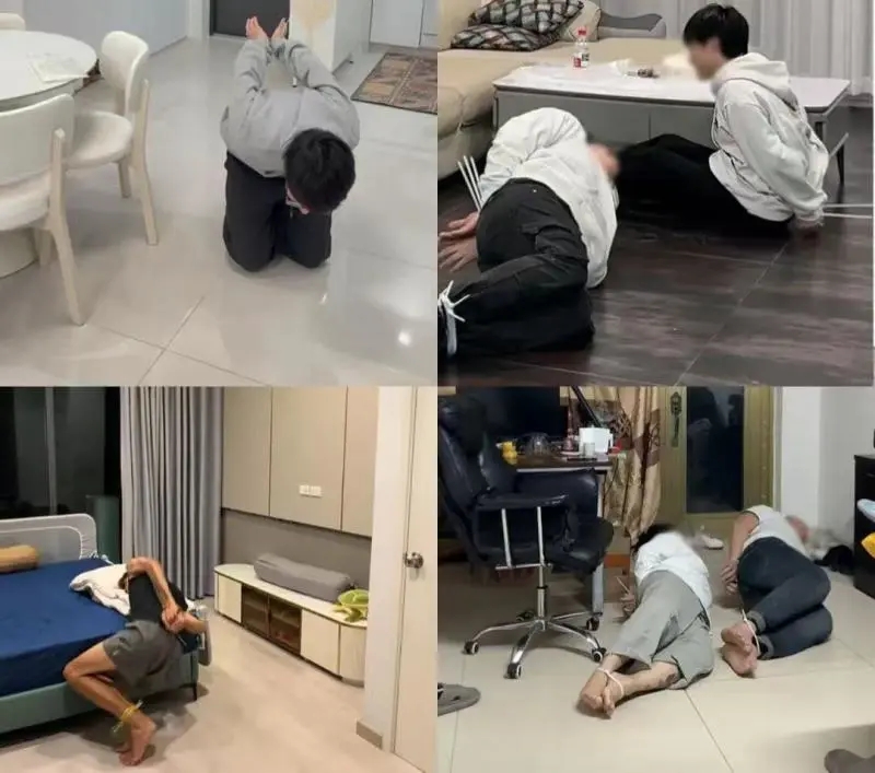 内地网络兴起一股“扎带逃生”挑战热潮。