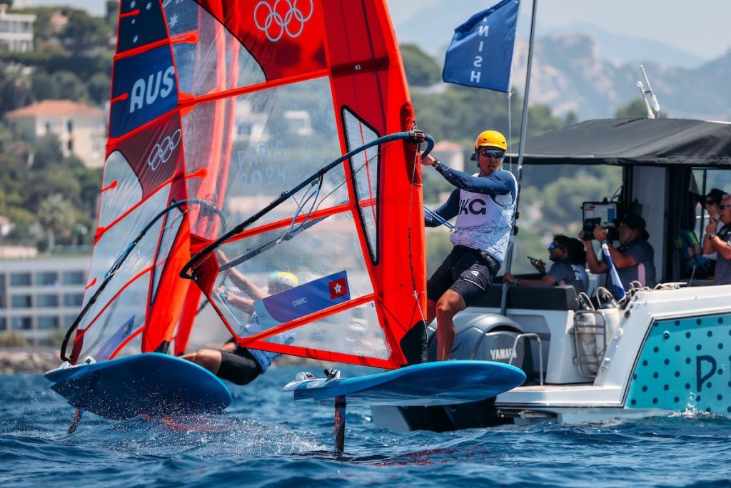 巴黎奥运滑浪风帆赛事。 World Sailing图片