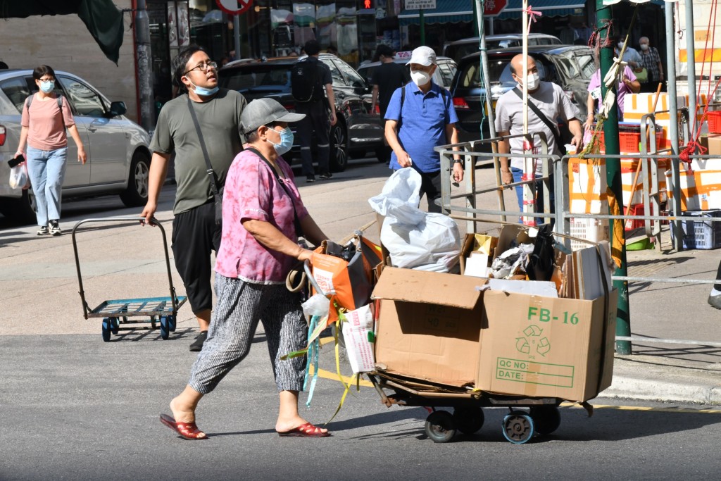 香港贫穷住户数目在今年第1季增至61万。资料图片